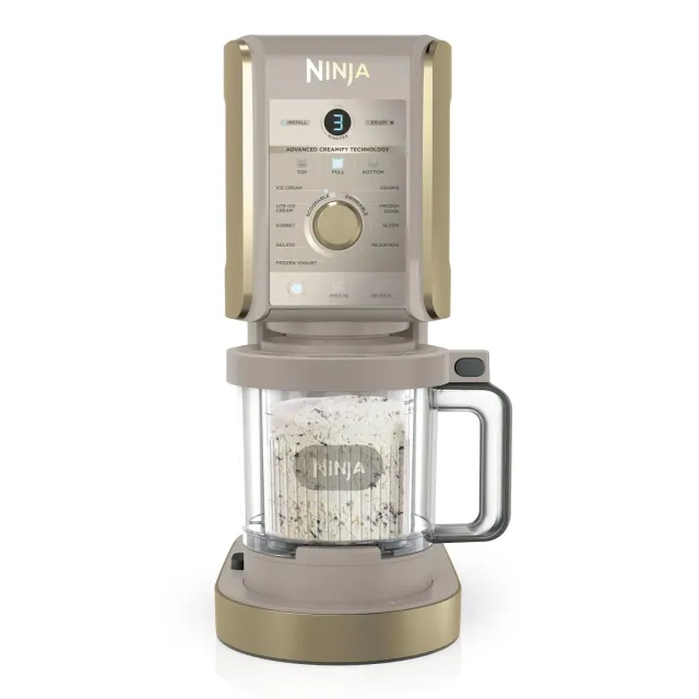 Ninja CREAMi Deluxe Eismaschine 2x710 ml Stone Gold 10in1