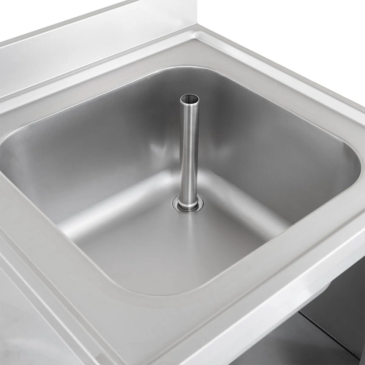 GastroHero Eco Spülschrank 70x70 1 Becken Edelstahl