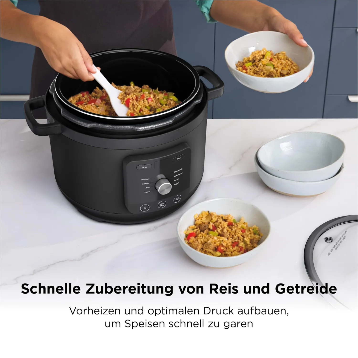 Ninja HyperHeat 9-in-1 Schnellkochtopf 6L Schwarz
