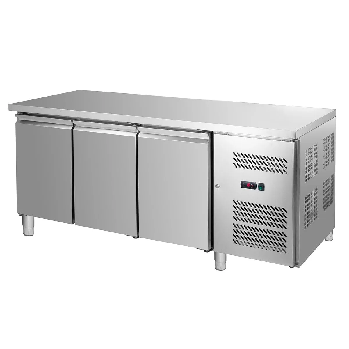 GastroHero GNH3100TN Kühltisch 3-türig Edelstahl
