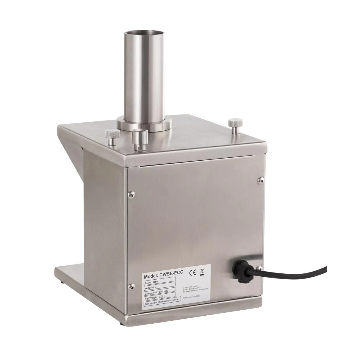 GastroHero CWSE-ECO Currywurstschneider elektrisch 5-30mm