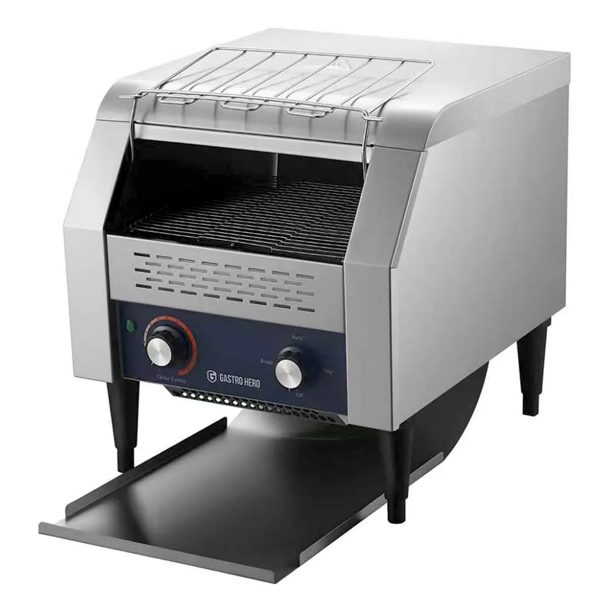 GastroHero EDT130 Durchlauftoaster 130 Scheiben Edelstahl