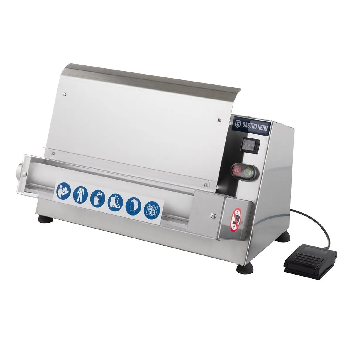 GastroHero TAM42N Teigausrollmaschine Fußpedal bis 40 cm