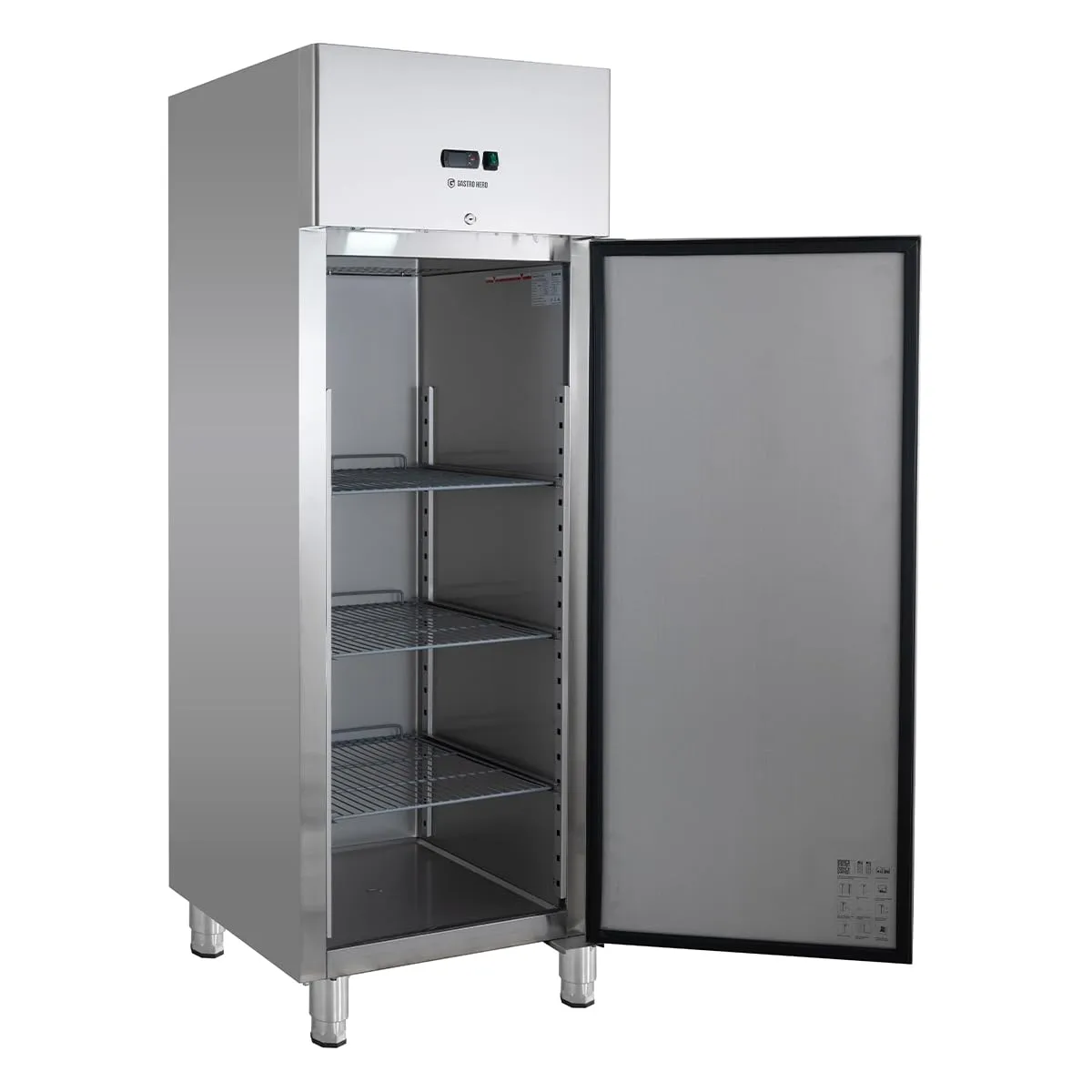 GastroHero ECO 600 Kühlschrank 600 L GN 2/1 Edelstahl
