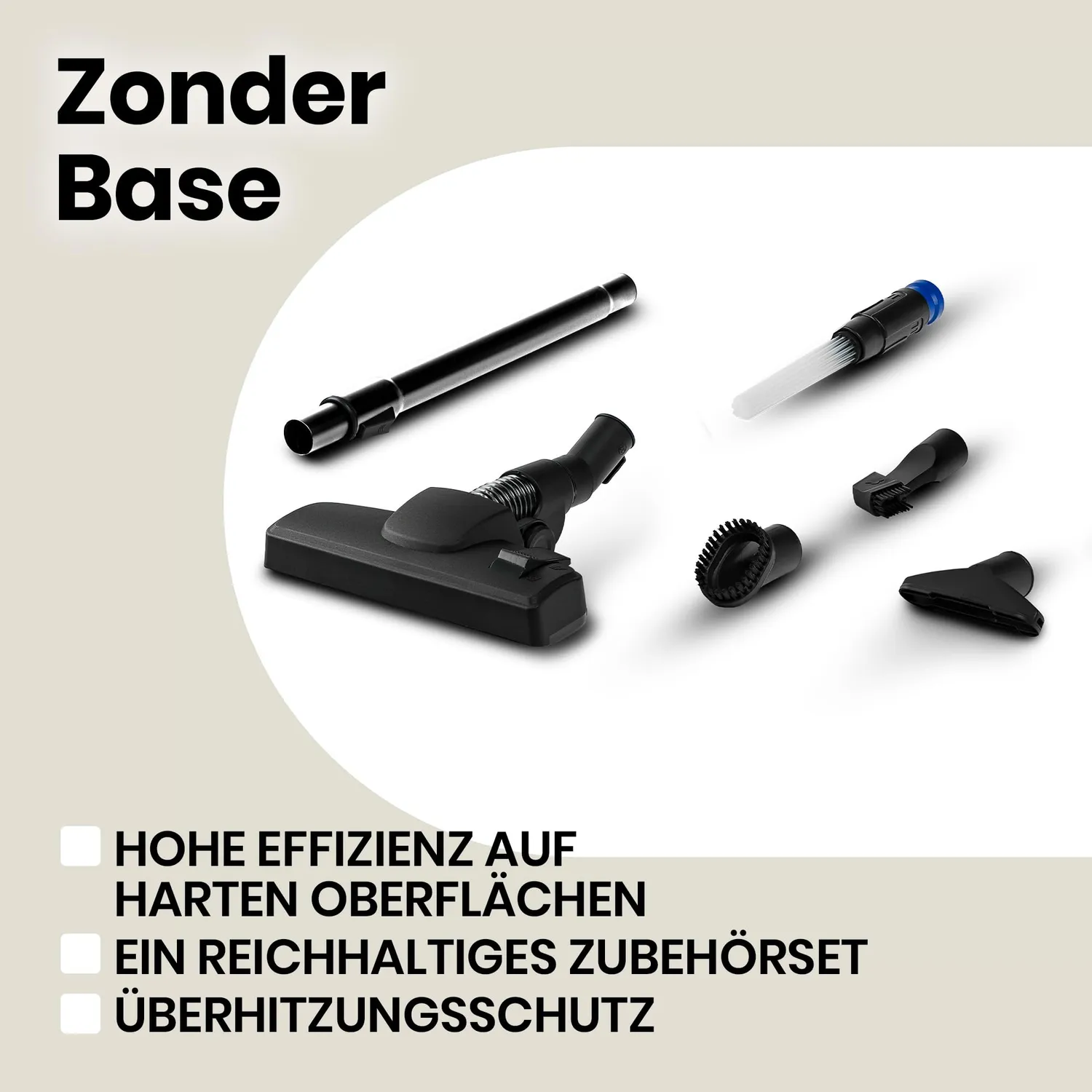 Zeegma Zonder Base Staubsauger beutellos 2,5 Liter