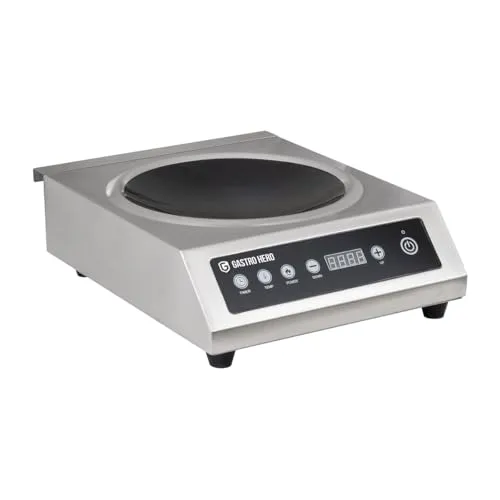 GastroHero Wok Induktionskochfeld 3500 W 260 mm Touch