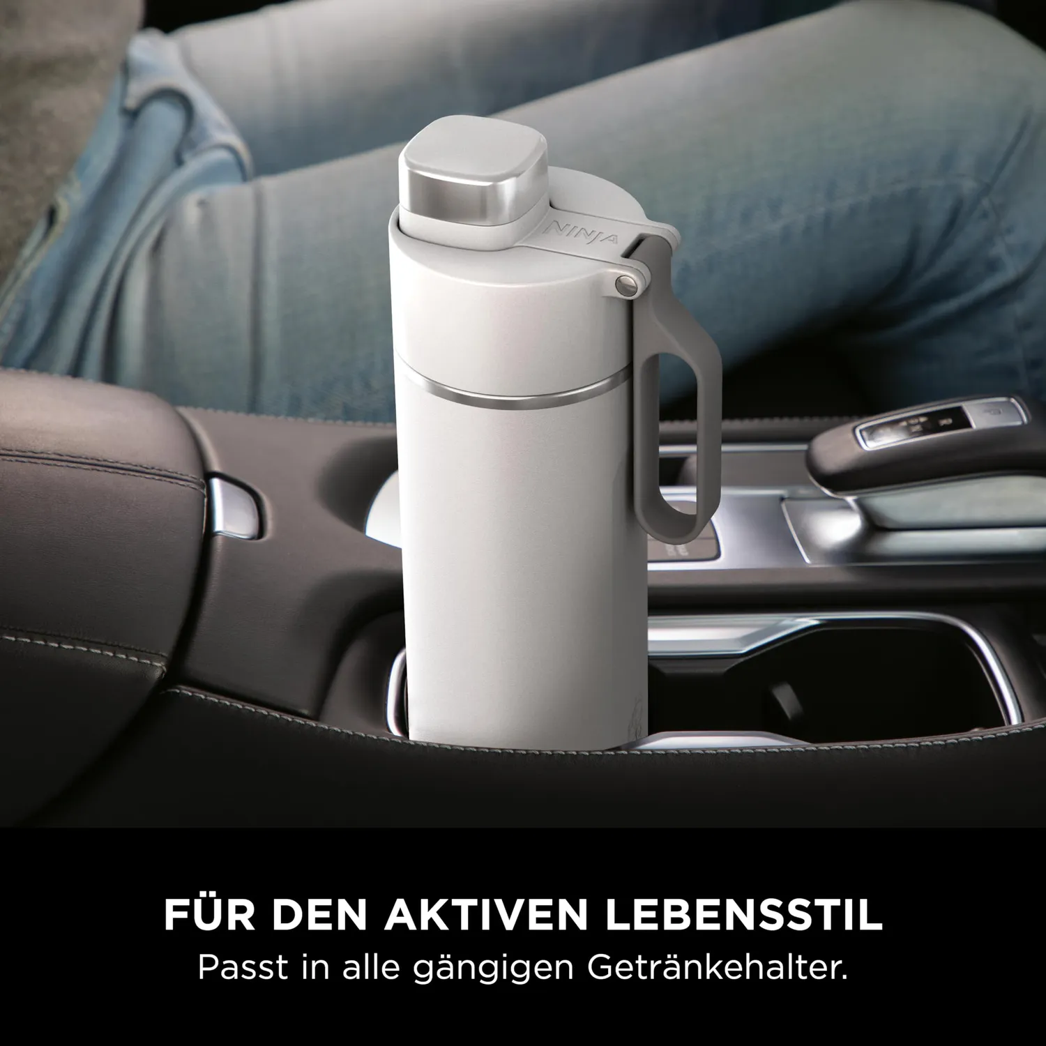 Ninja Thirsti Trinkflasche 700ml Mint Edelstahl