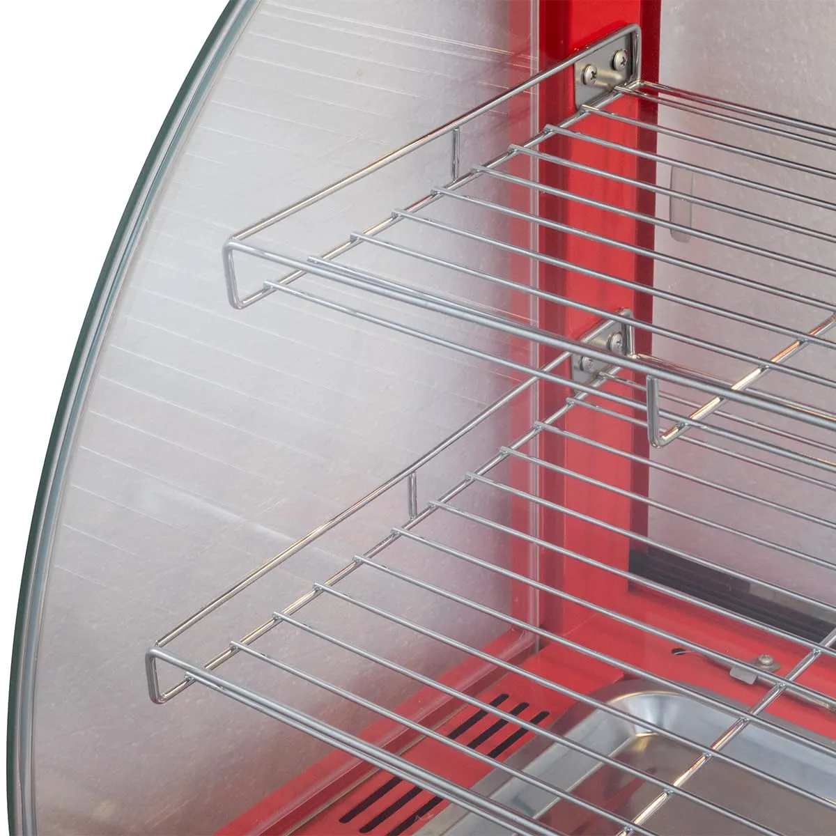 GastroHero ECO Snackwärmer Warmhaltevitrine 2 Etagen