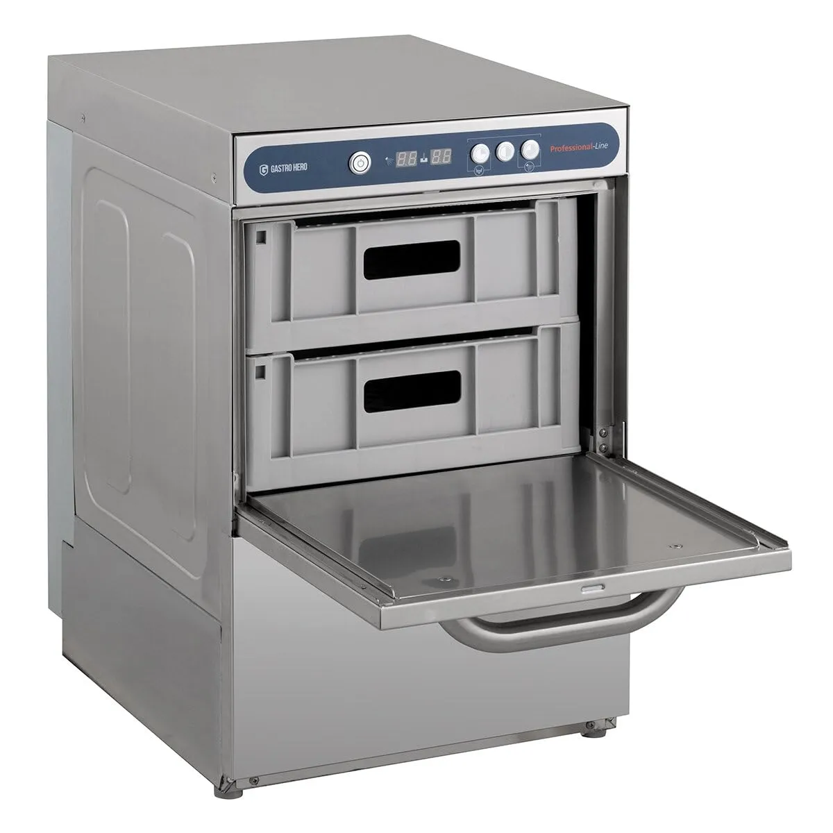 GastroHero PROFI-GLSM40SL Gläserspülmaschine 40x40 230V Edelstahl