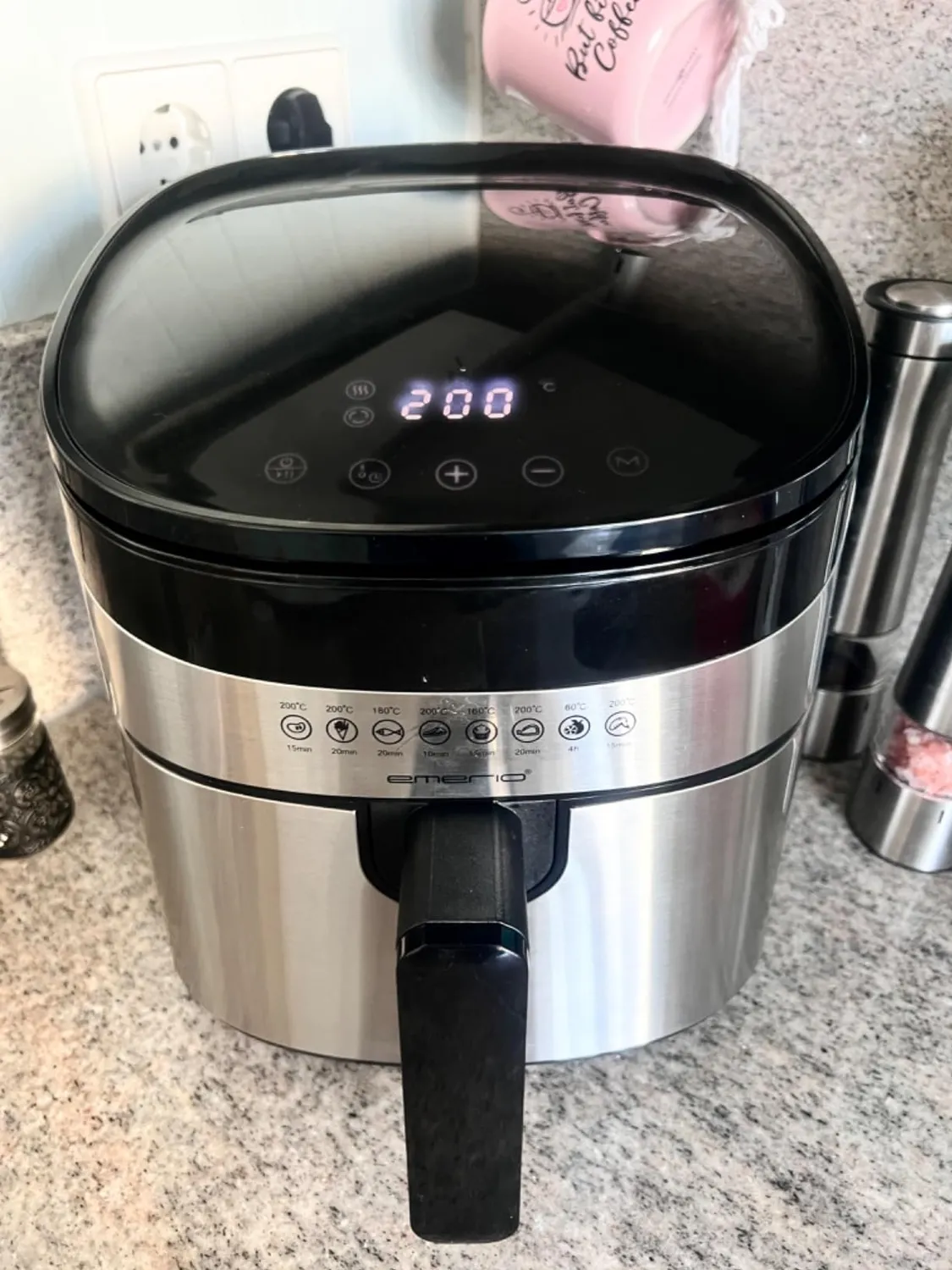 Emerio AF-129084 Heißluftfritteuse 4,5L INOX 1300W