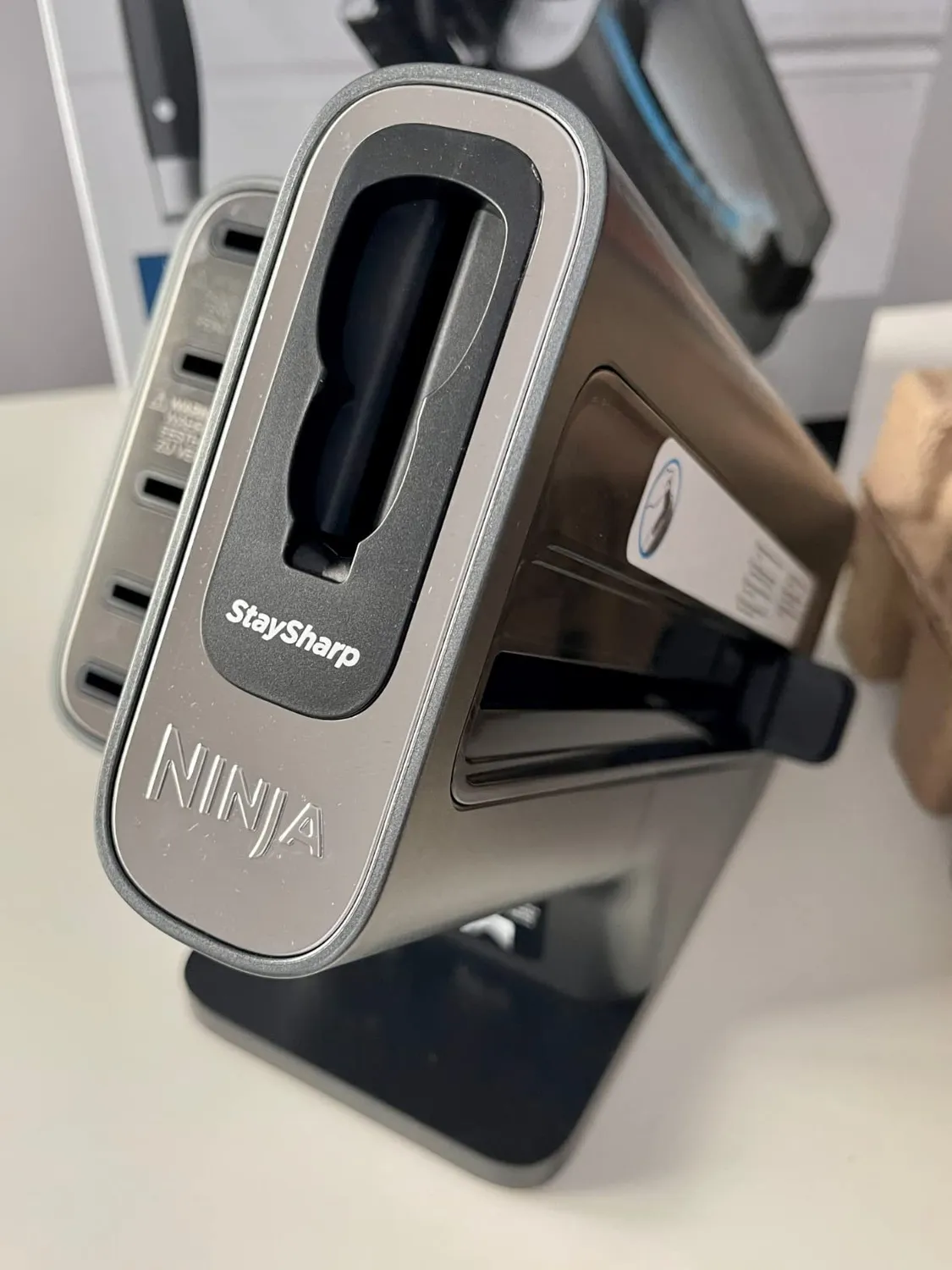 Ninja Foodi StaySharp Messerblock 6-tlg schwarz Edelstahl