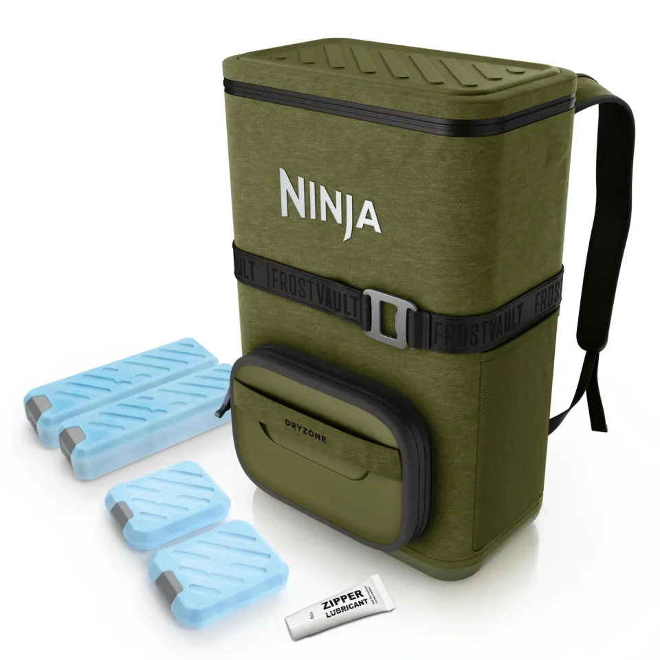 Ninja FrostVault Kühlrucksack Olivgrün 24 Dosen