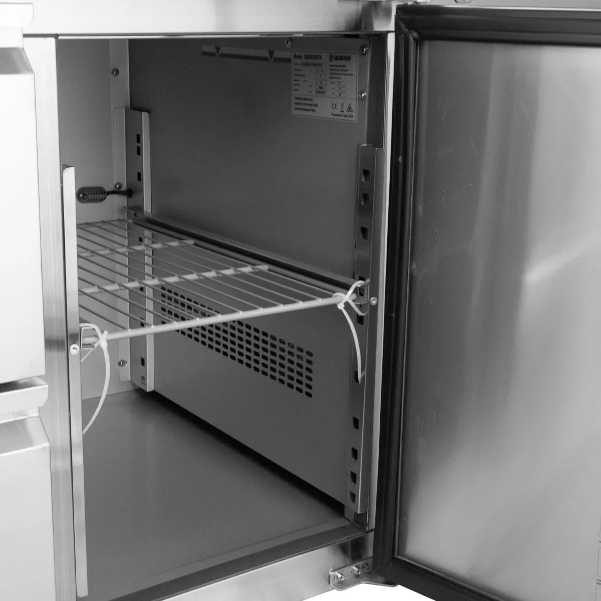 GastroHero GNH3140TN Kühltisch 1 Tür 4 Schubladen