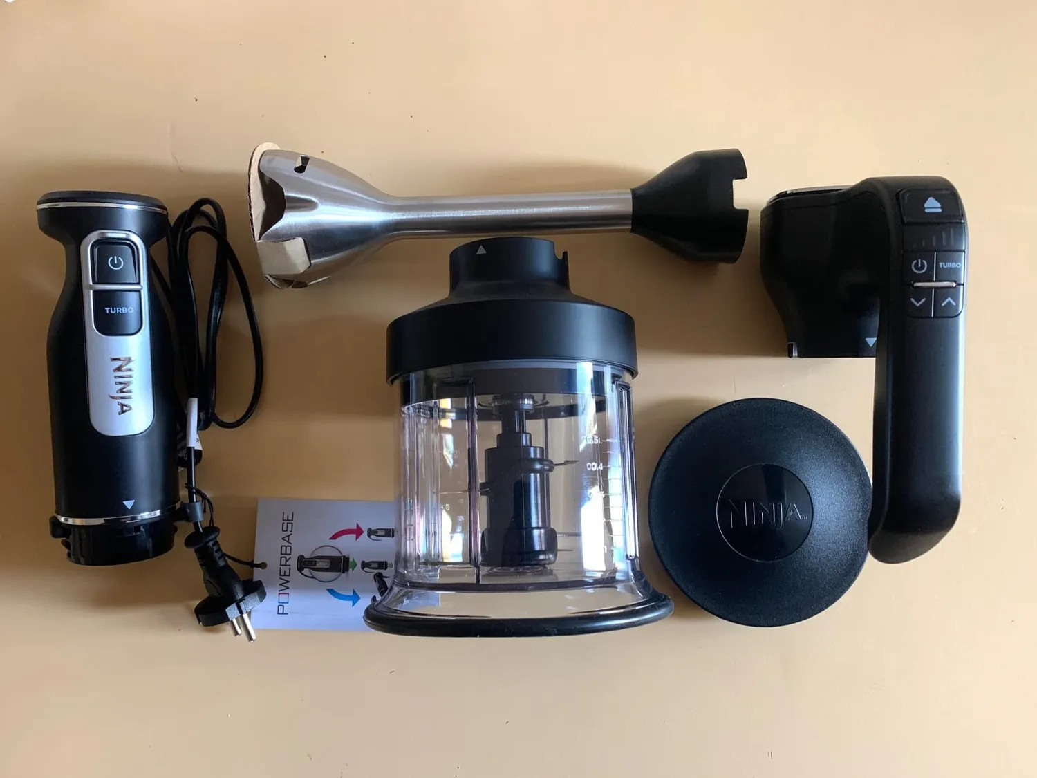 Ninja Foodi Stabmixer 3-in-1 850 W Stone Gold Set