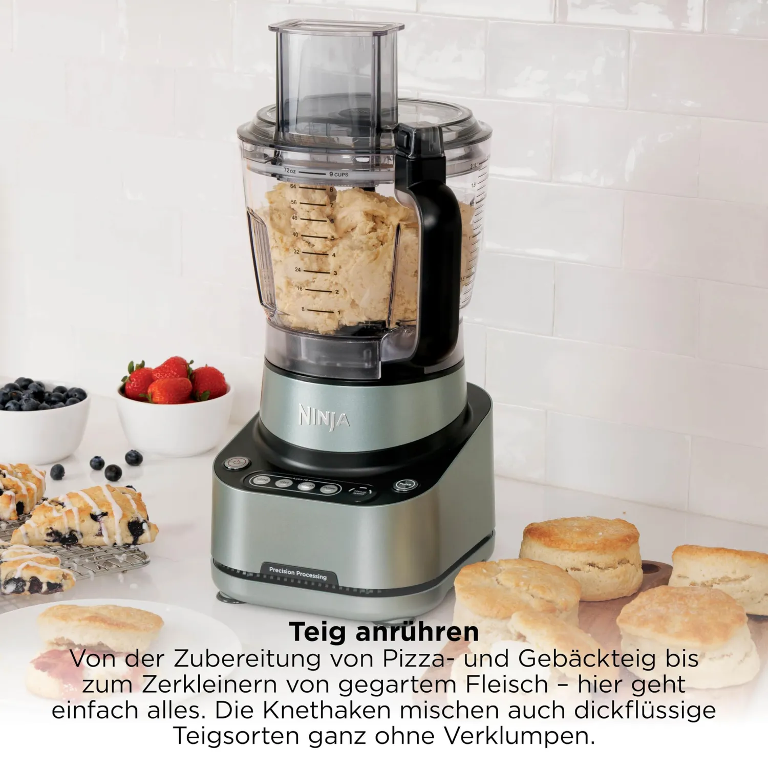 Ninja PrecisionPro Küchenmaschine 2,1 L Schwarz 850 W