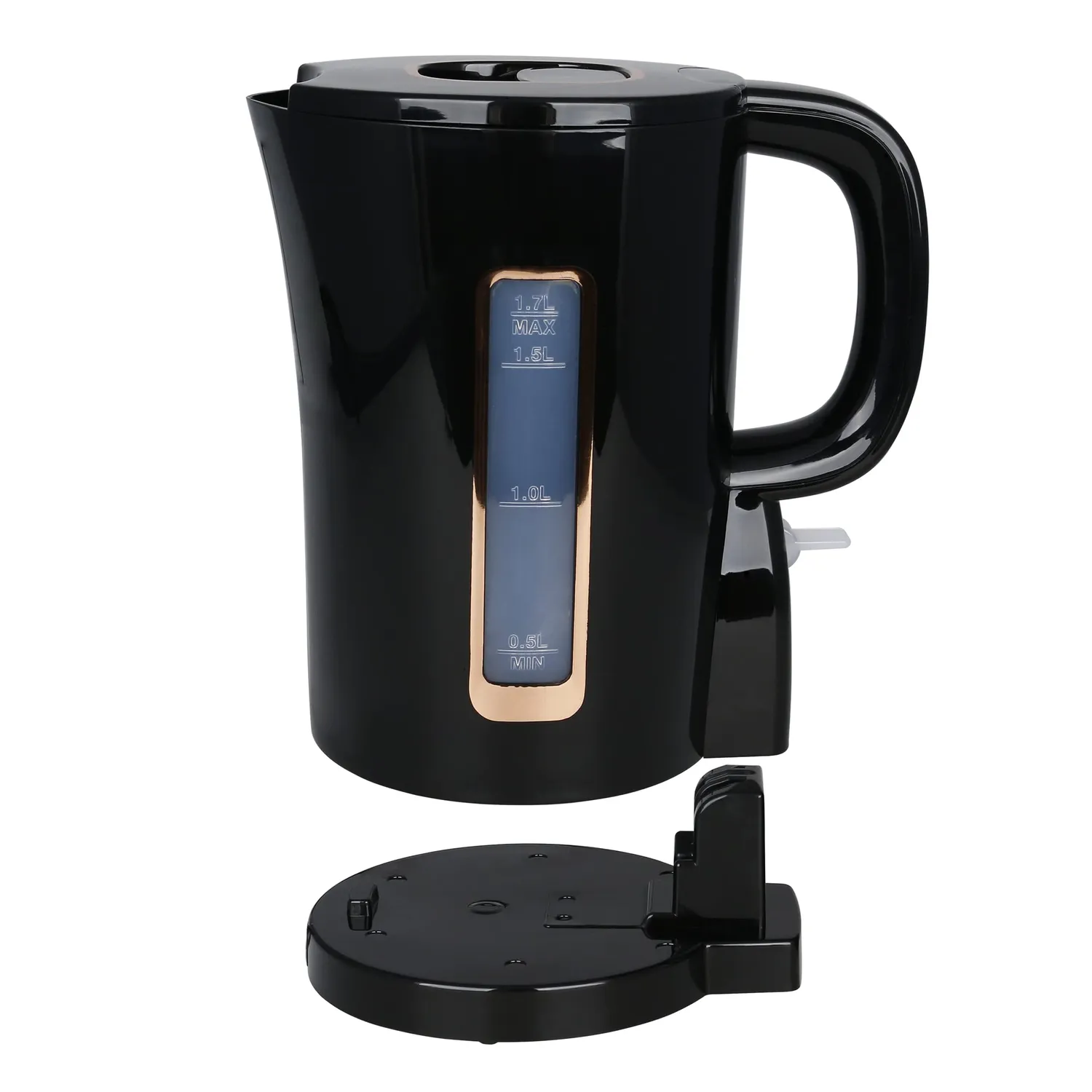 Emerio WK-125130 Wasserkocher 1,7L Schwarz-Gold