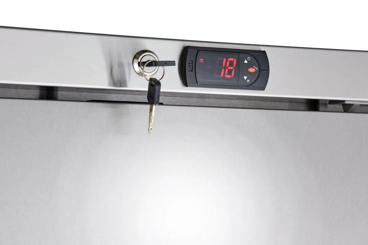 GastroHero SFH40VS Lagertiefkühlschrank 380 Liter Edelstahl