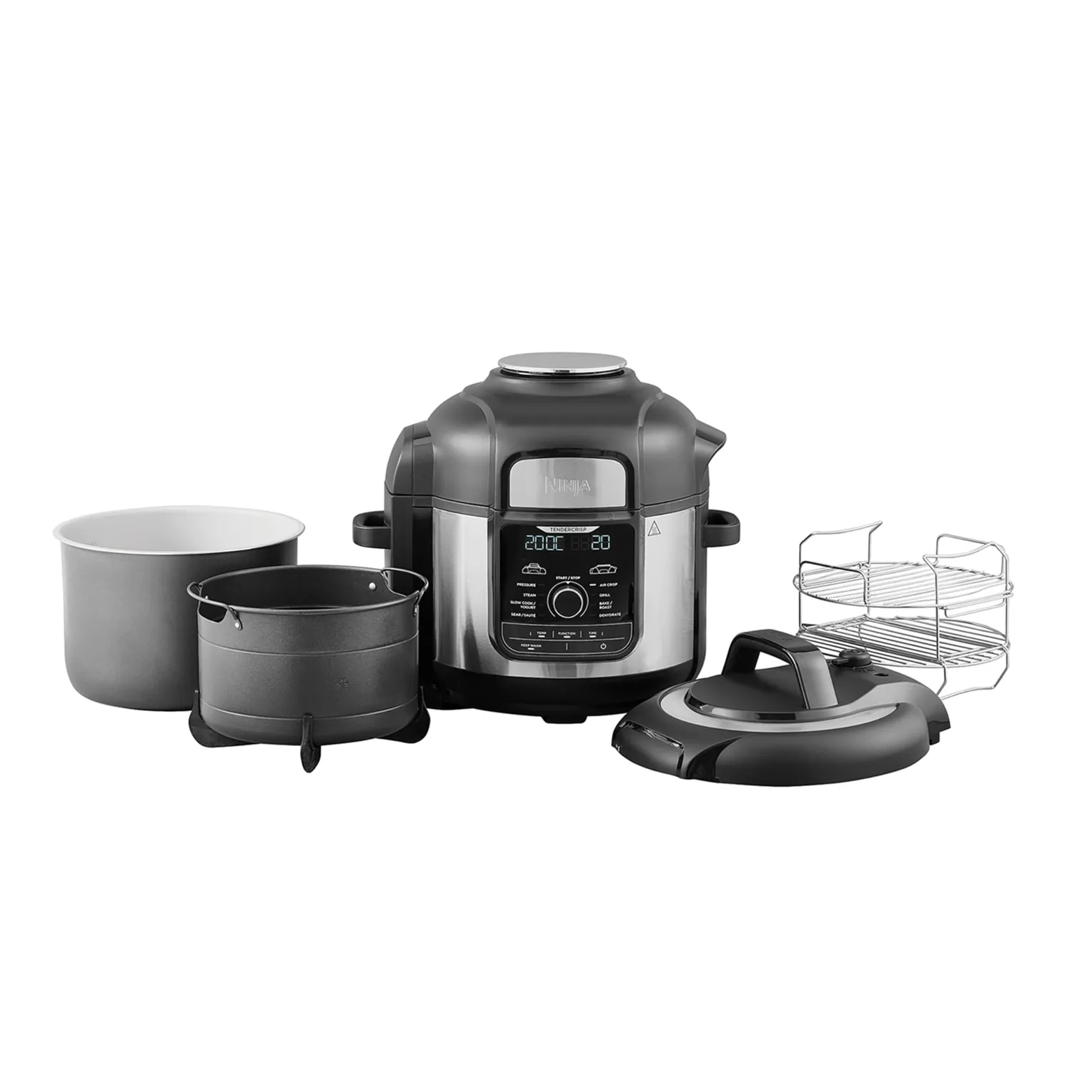 Ninja Foodi MAX 9-in-1 Multikocher 7,5 L schwarz Edelstahl