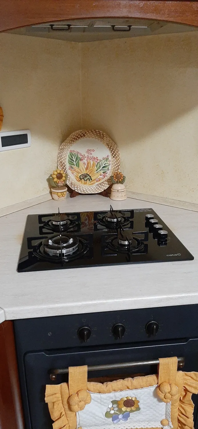 CATA CIB 6031 BK Gaskochfeld 59 cm Schwarzglas 8 kW