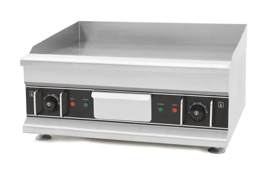 GastroHero Eco 596x398 Grillplatte glatt verchromt