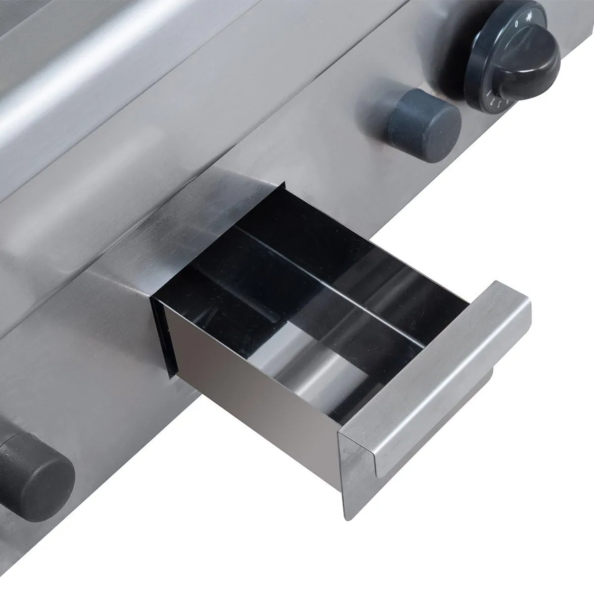 GastroHero MG106-03-003 Gas-Grillplatte 100x60 cm glatt