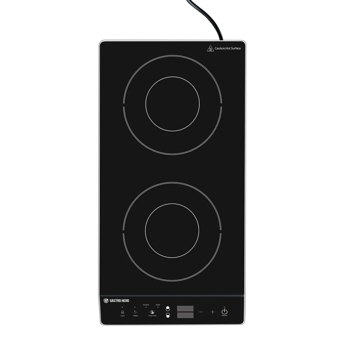 GastroHero IKE2V35 Induktionskochfeld doppelt 3500W