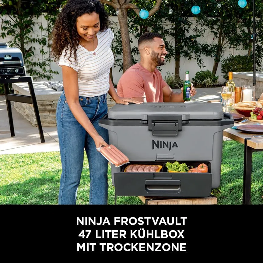 Ninja FrostVault Kühlbox 47 L Grau isoliert