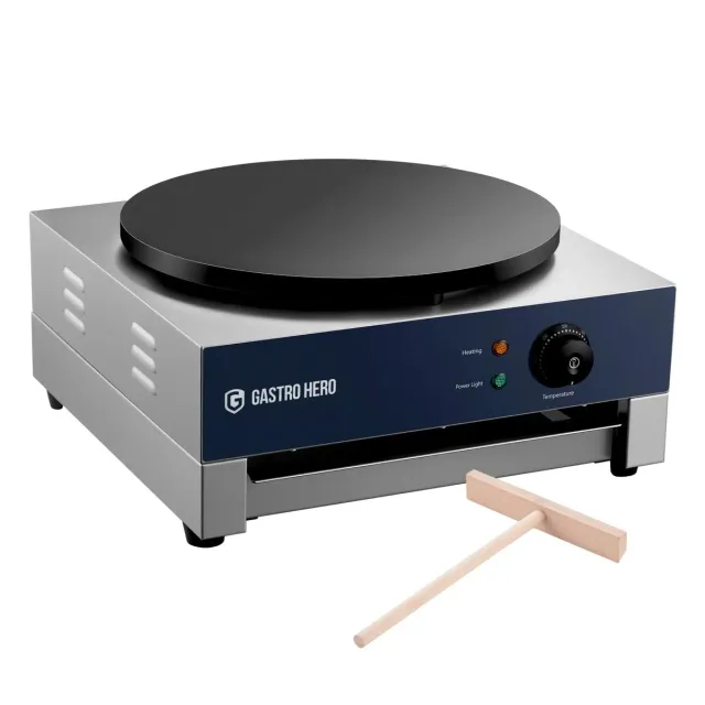 GastroHero CR140E Crêpes-Eisen 40 cm Teflon 3 kW