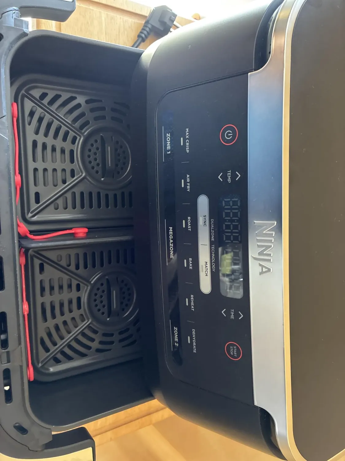 Ninja FlexDrawer Heißluftfritteuse 6,6 L schwarz 6-in-1 Dual
