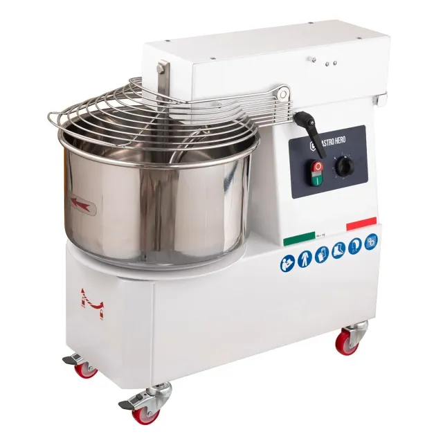 GastroHero PROFI Spiralkneter 22L 230V Rollen Kopf variabel