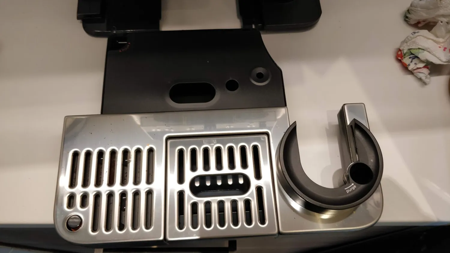 Ninja Luxe Premier 3-in-1 Espressomaschine Grau-Metall Mahlwerk