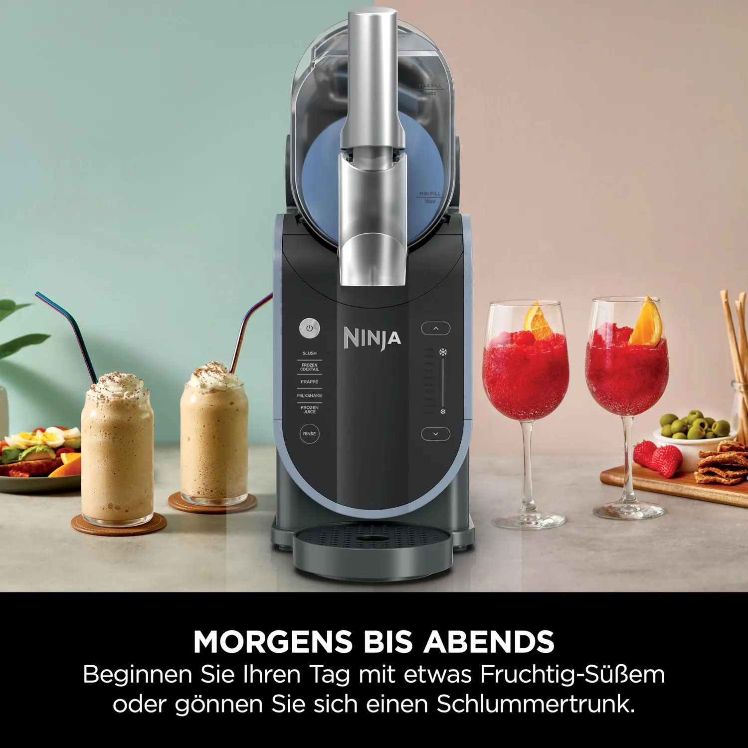 Ninja SLUSHi FS301EUPK Slush-Eismaschine 1,9L Rosa 5 Programme