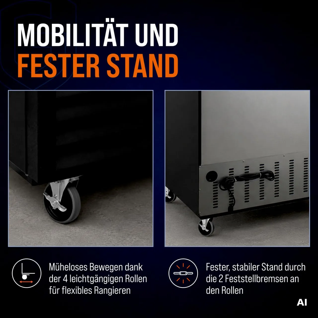 GastroHero GKS-1000ST Getränkekühlschrank 864 L 2-türig