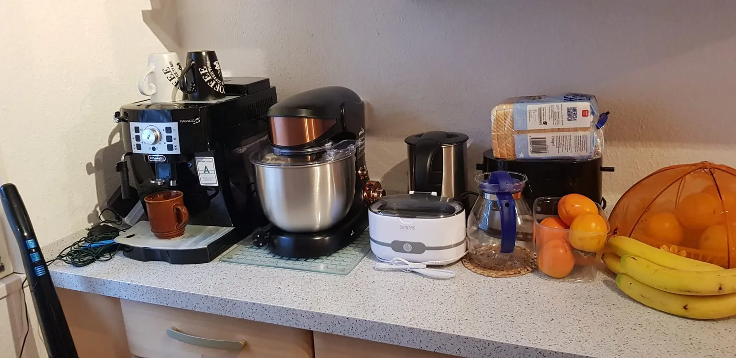 Homelux SC-206 Küchenmaschine Schwarz-Gold 5 l 2000 W