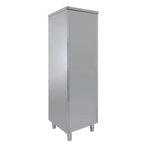GastroHero Eco 6x6x20 Geschirrschrank Flügeltüren Edelstahl