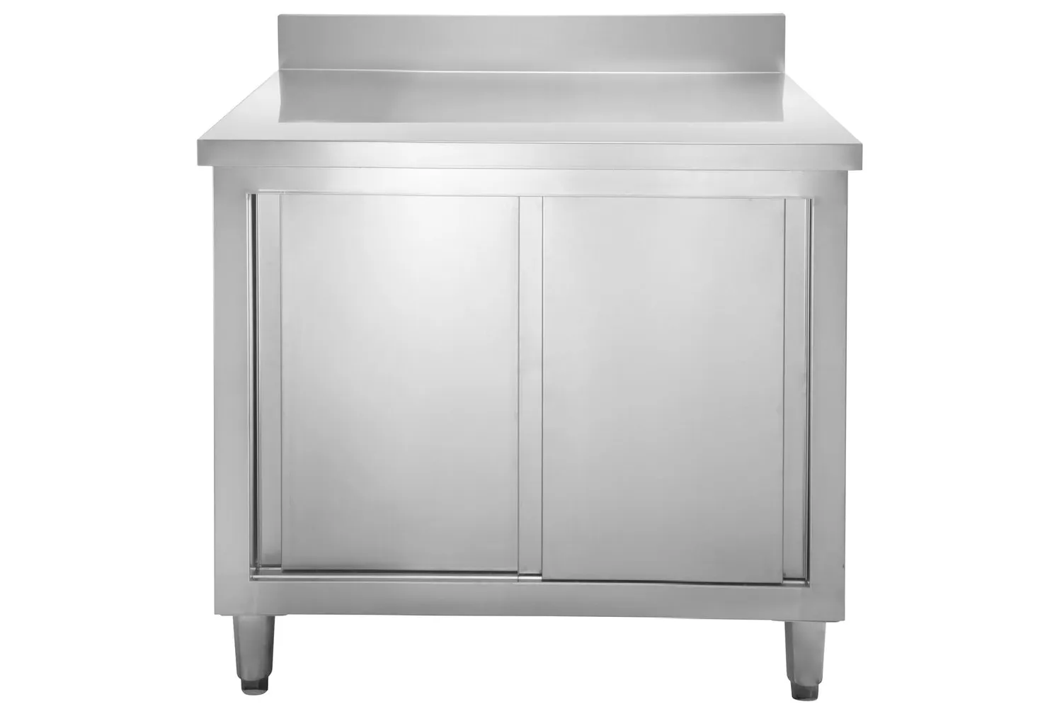 GastroHero ASSB107A Arbeitsschrank 100x70 Edelstahl
