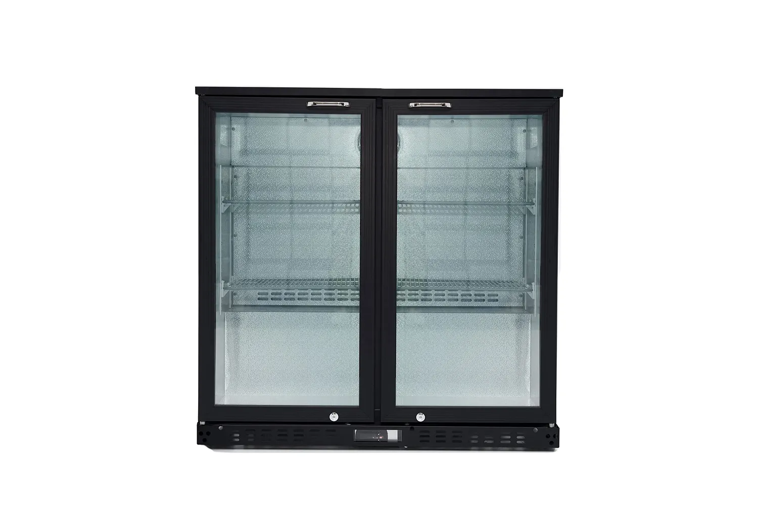 GastroHero ECO 208 Barkühlschrank 218 L schwarz Klapptür