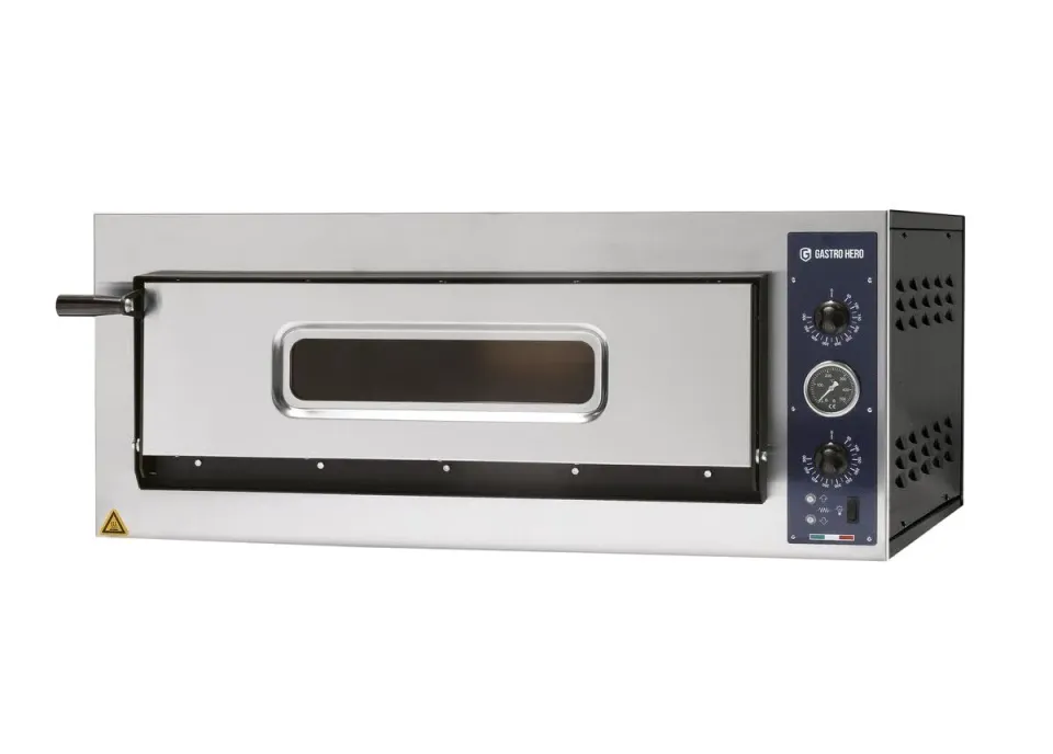 GastroHero PROFI PLUS Pizzaofen 4x36 cm Vollschamott