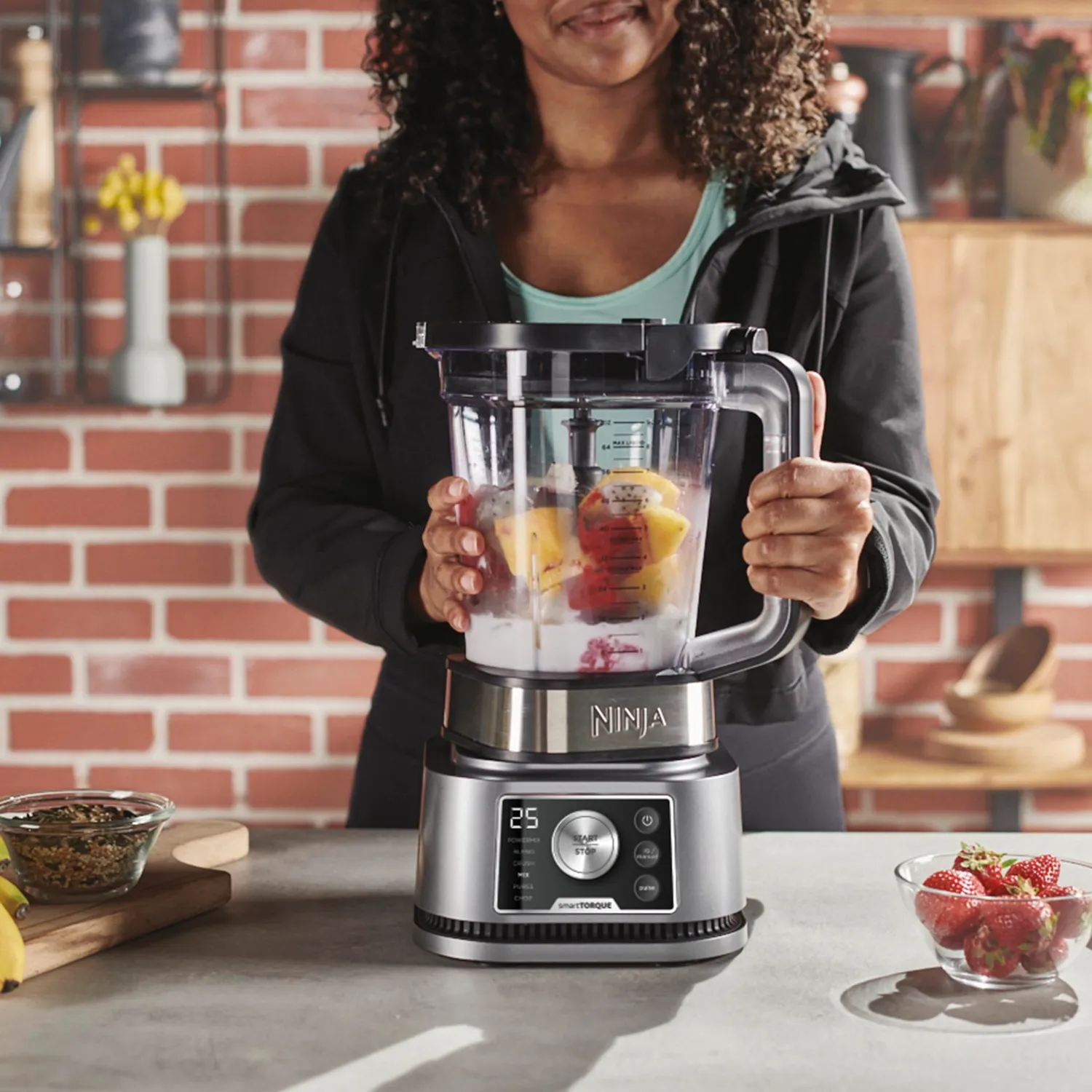Ninja Foodi Power Nutri Mixer 3-in-1 1200W silber