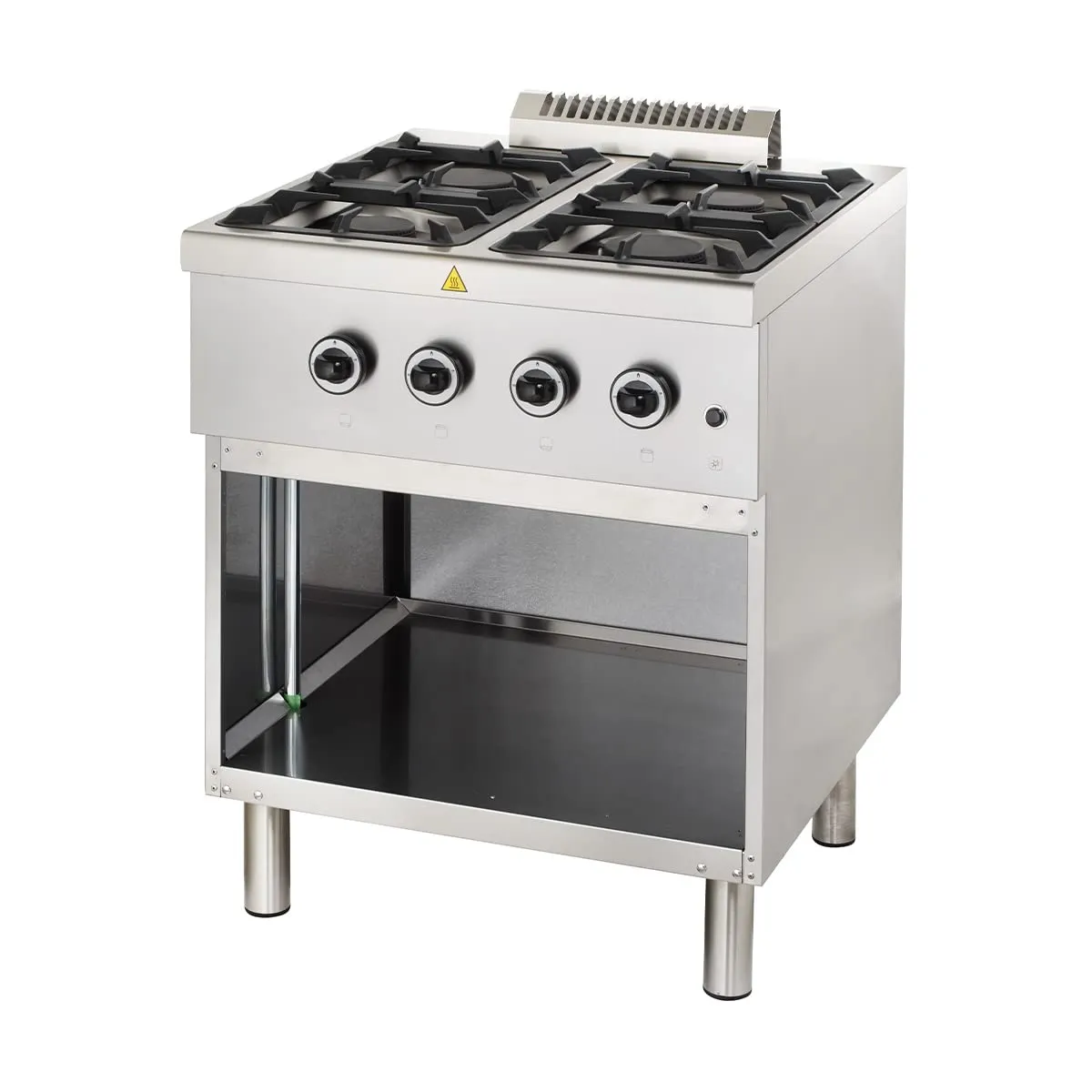 GastroHero Ecoline Plus 700 Gasherd 4-flammig 19 kW offen