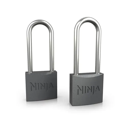 Ninja FrostVault Perfect-Fit Vorhängeschloss 2er Schwarz
