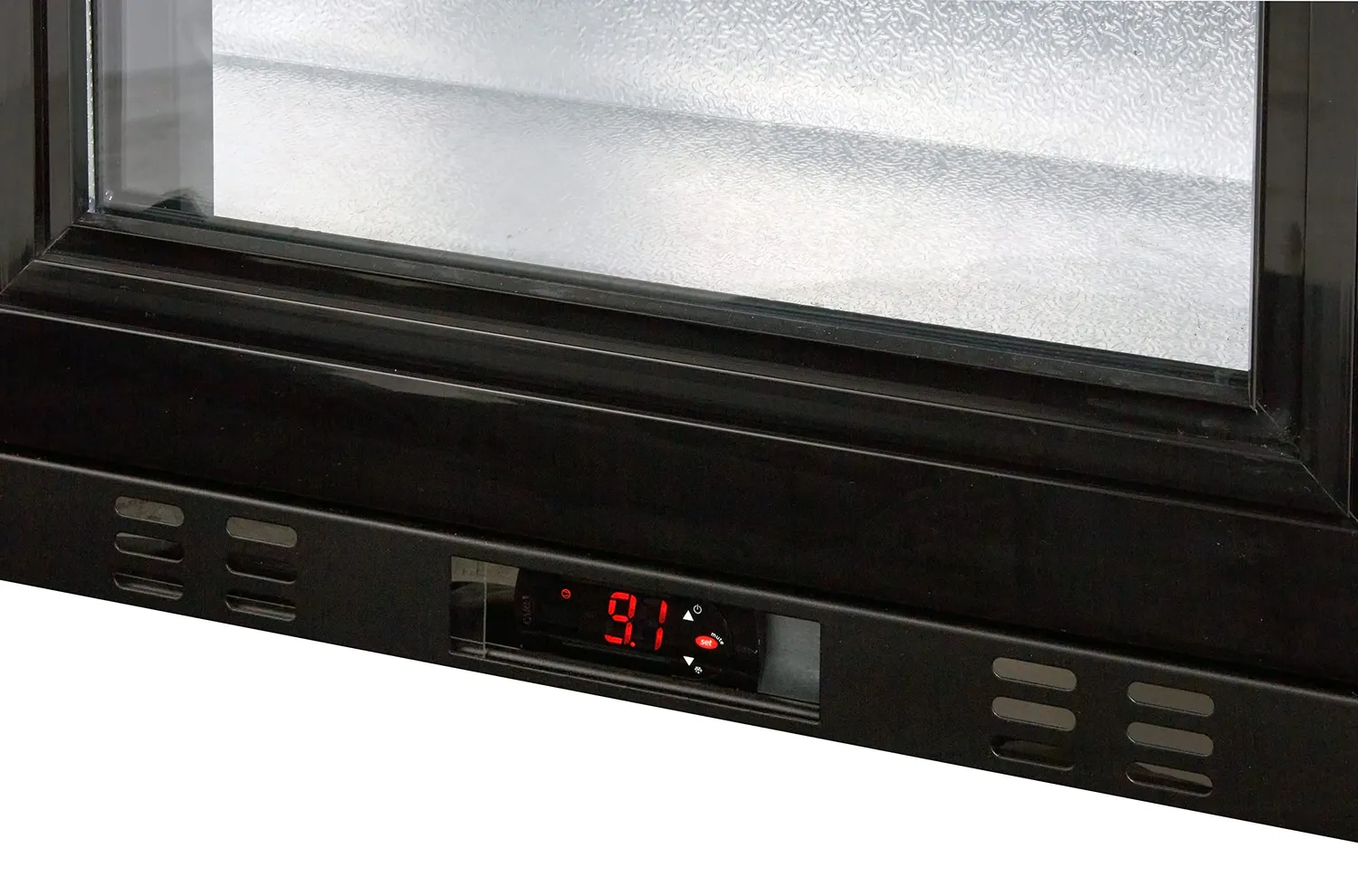 GastroHero ECO 320 Barkühlschrank Schiebetüren 337 L schwarz