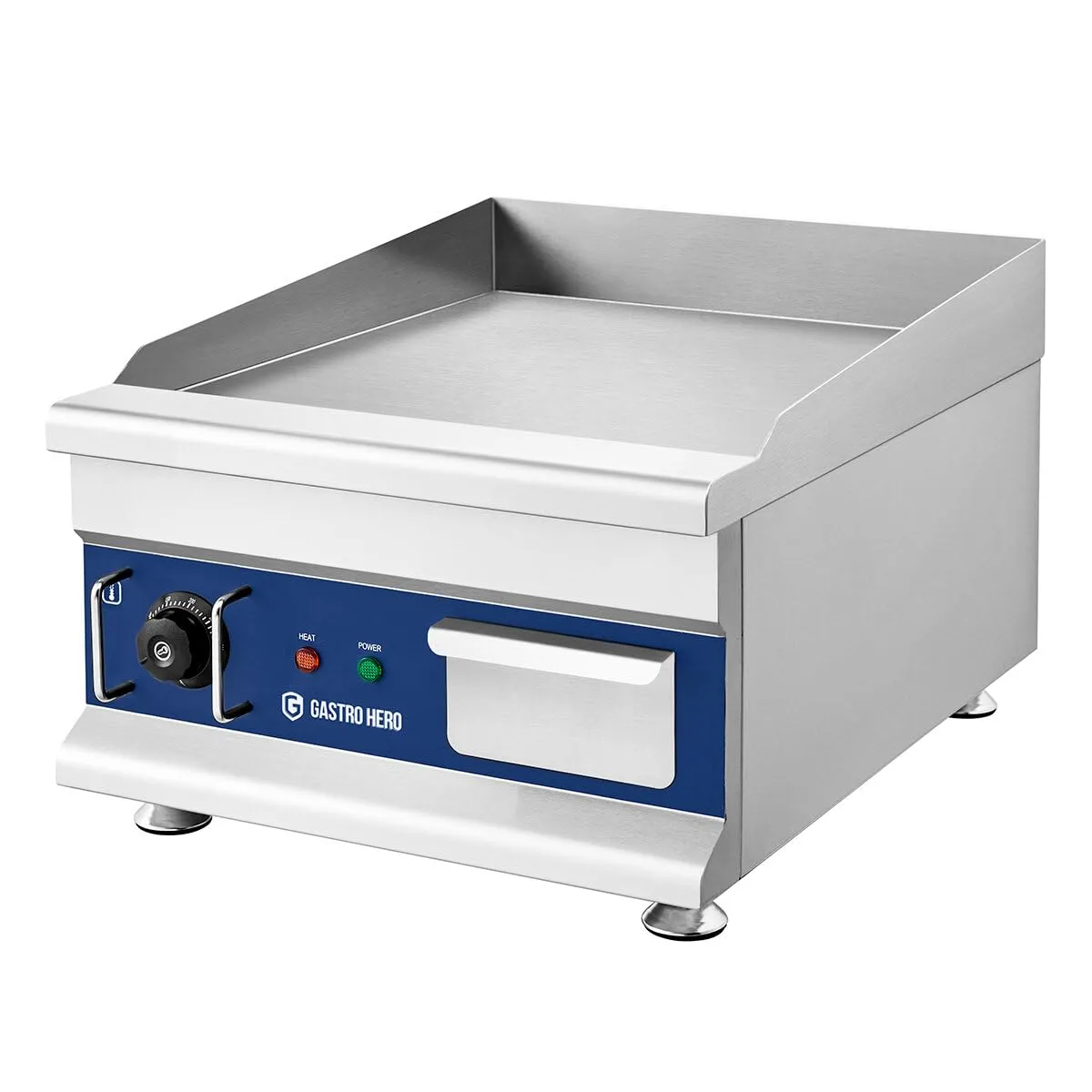 GastroHero GPE410F Grillplatte glatt 410x425 2,5 kW