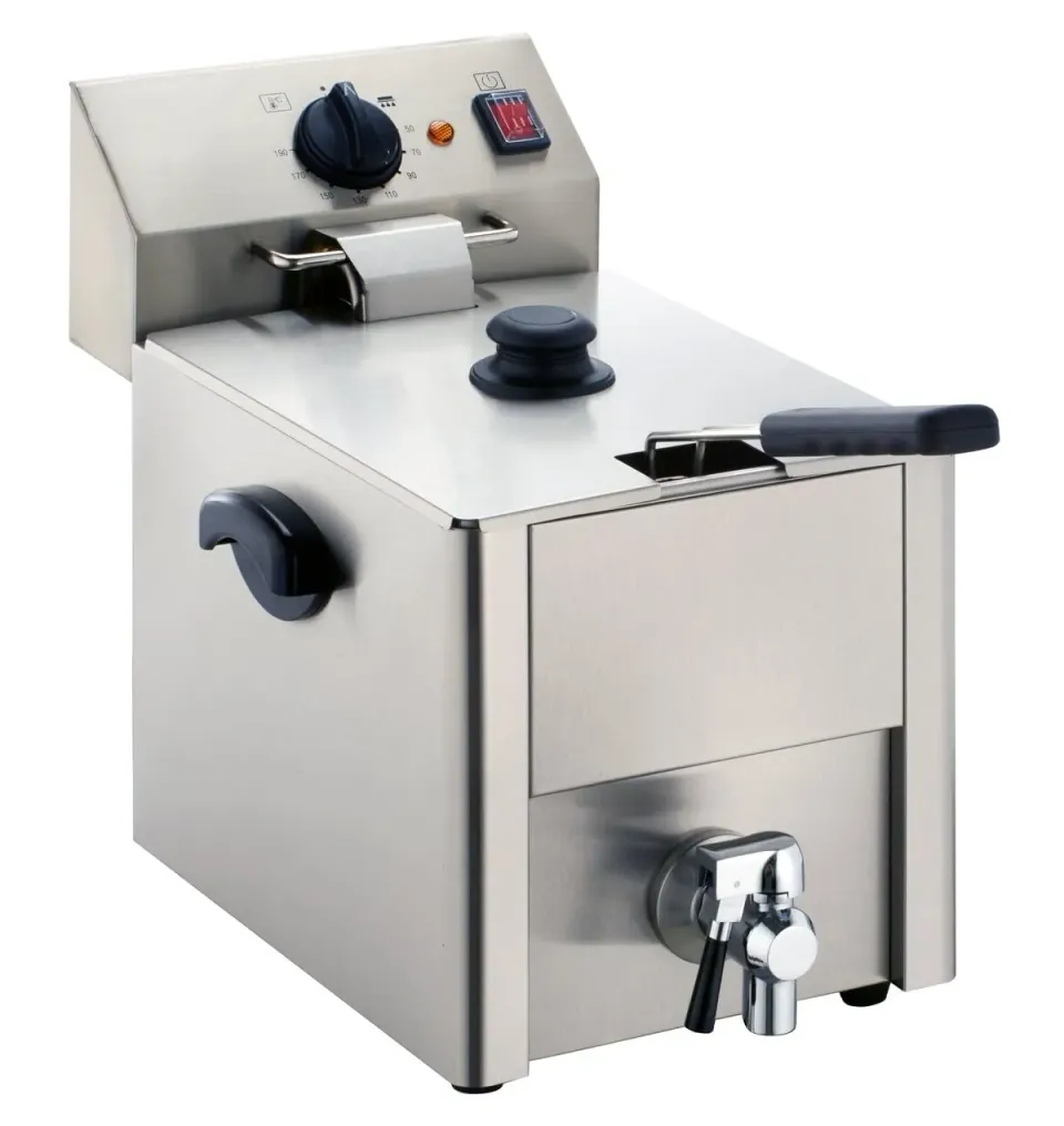 GastroHero EF-ECO10A Elektro-Fritteuse 10L Edelstahl