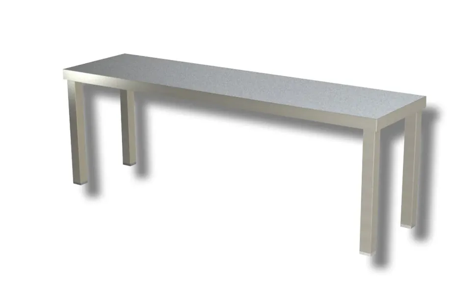 GastroHero Eco Aufsatzbord 12x35 Edelstahl 120cm