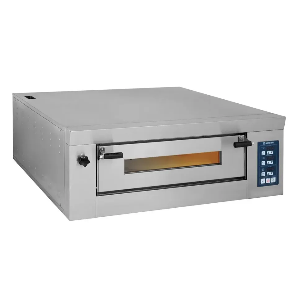 GastroHero ECO Pizzaofen 6x34cm 8,8kW Schamotte 450°C