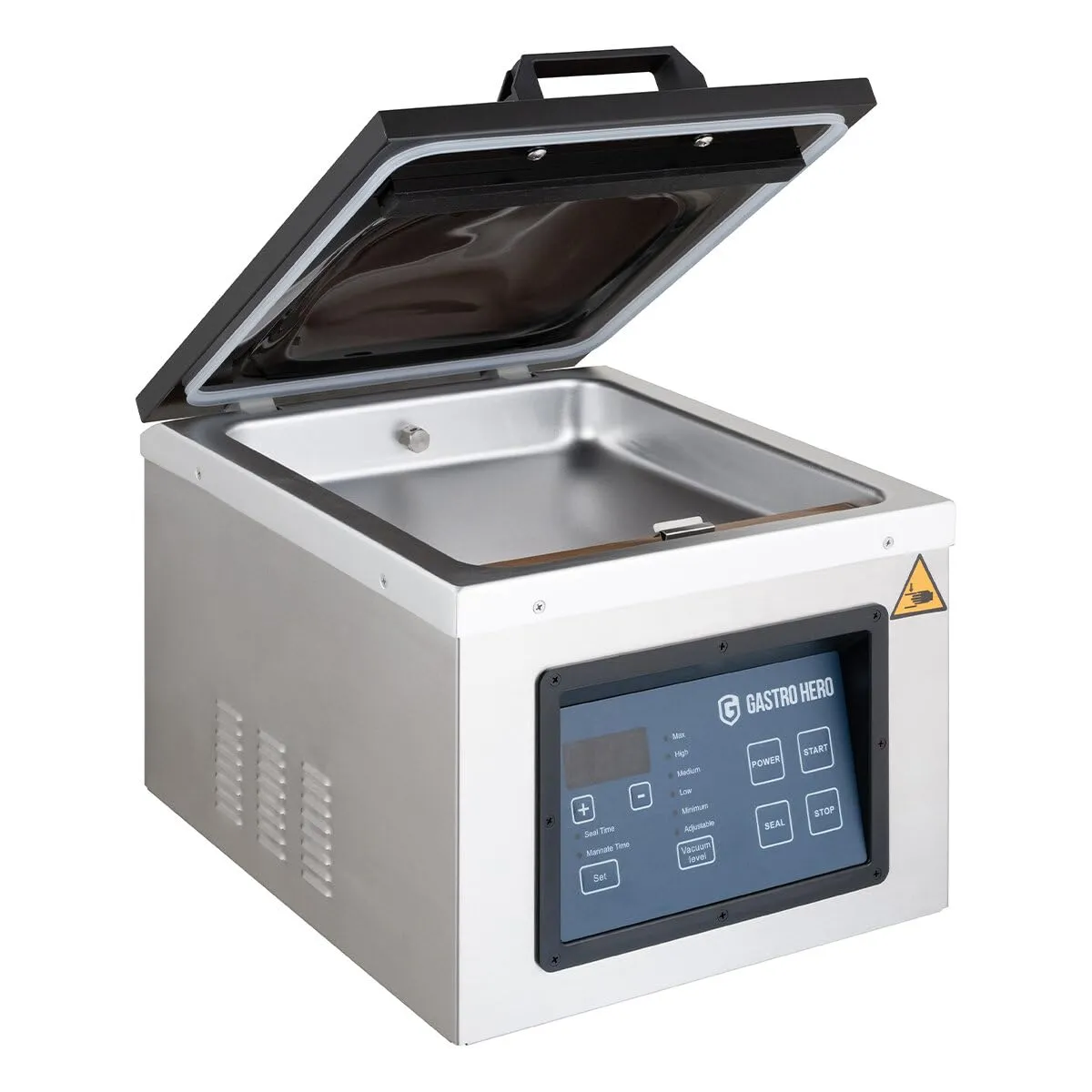 GastroHero KVM077DP Kammer-Vakuumiergerät 77L Edelstahl