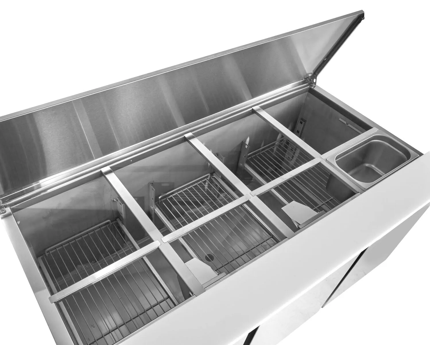 GastroHero Saladette ECO 1370 SH903 Kühltheke 368L