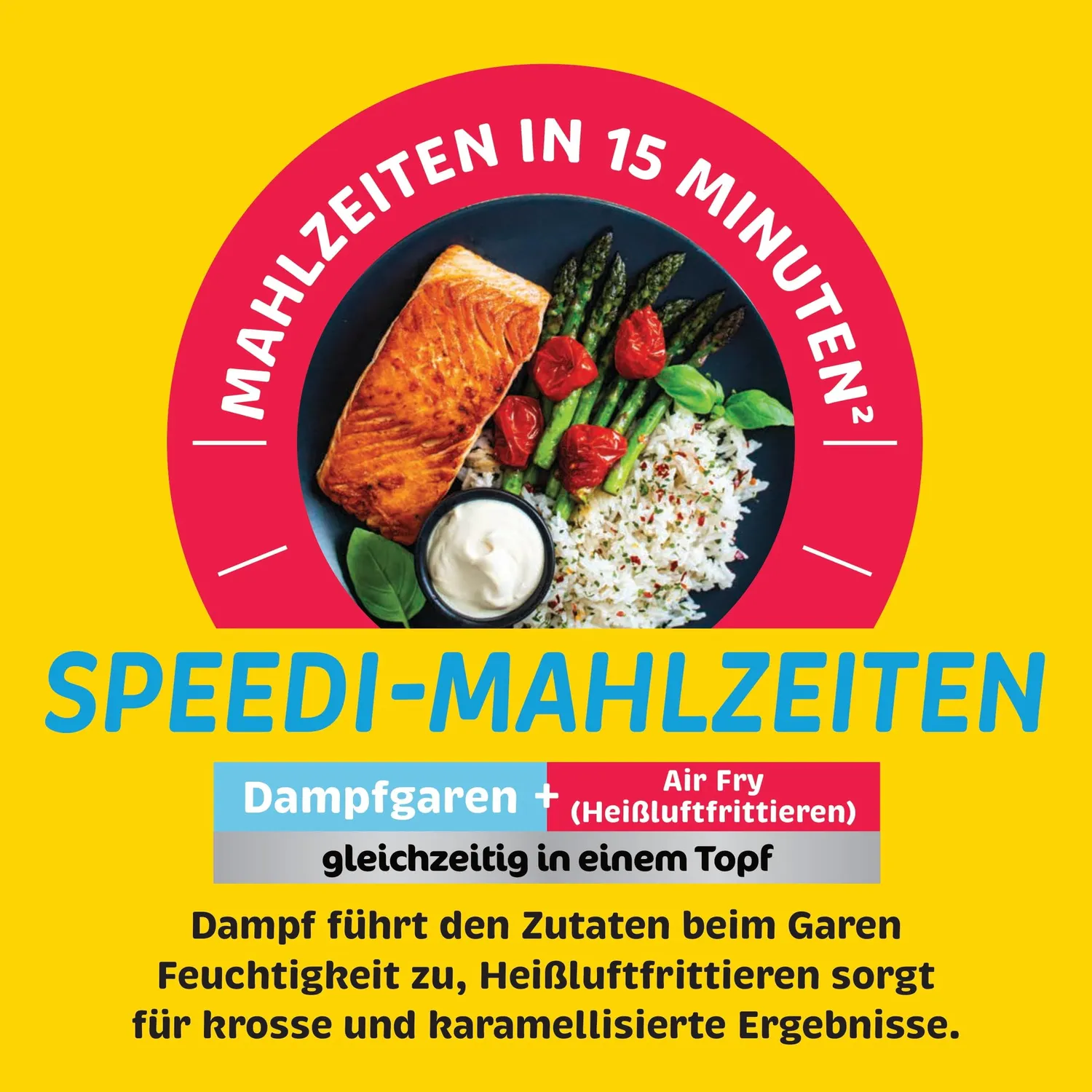 Ninja Speedi Multikocher Heißluftfritteuse 5,7L 12-in-1 schwarz