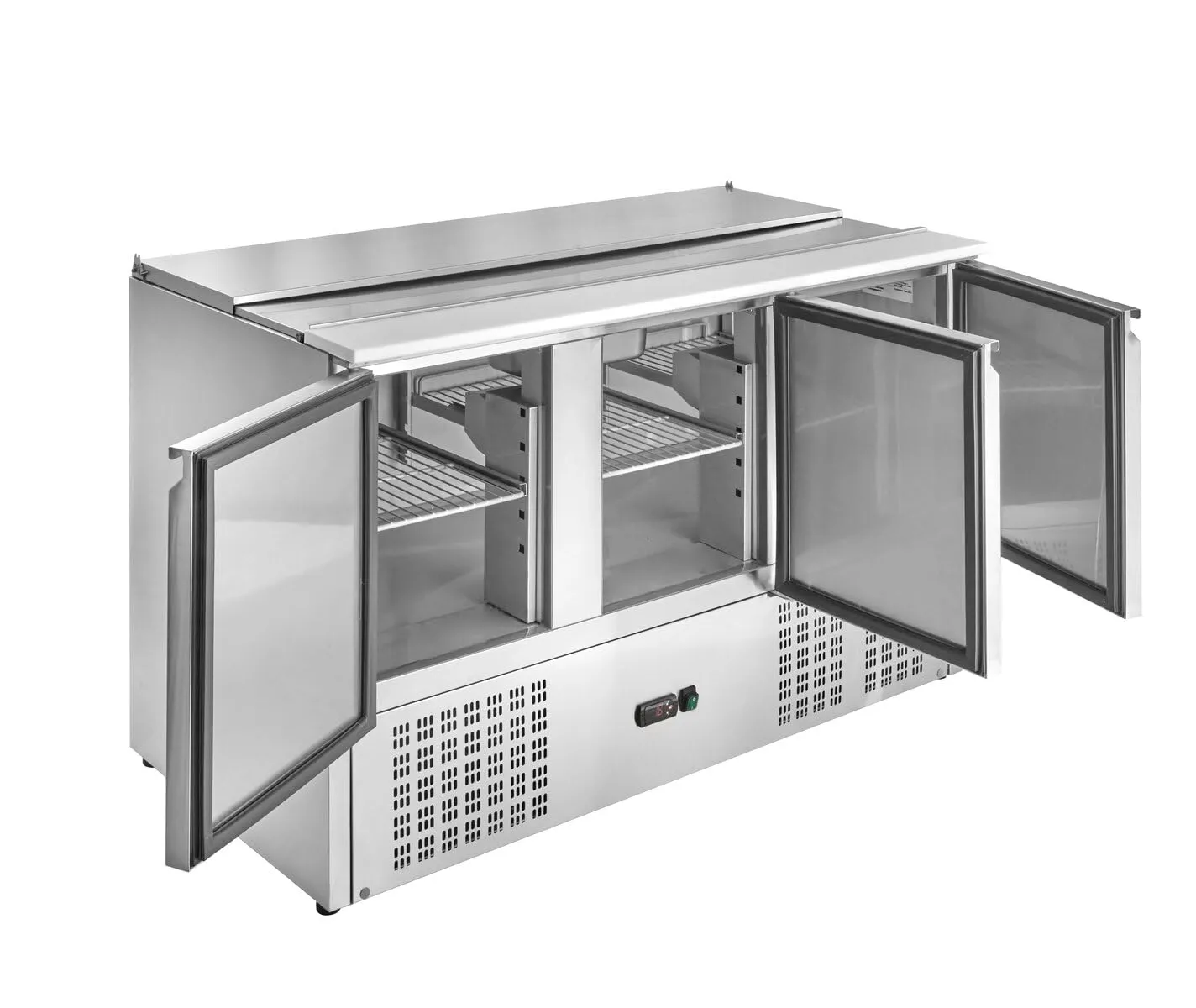 GastroHero Saladette ECO 1370 SH903 Kühltheke 368L
